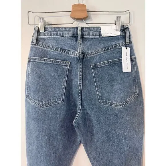 new WEWOREWHAT we wore what medium wash high rise Danielle denim jeans - Picture 9 of 11